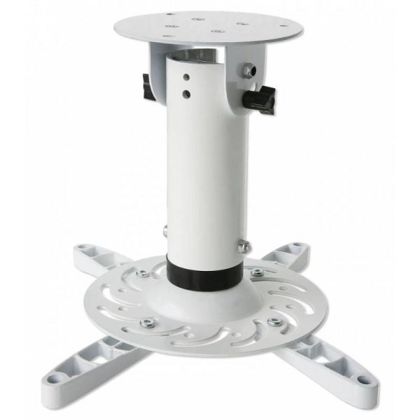 Rameno projektoru 20 cm, stropní, 15 kg, bílé