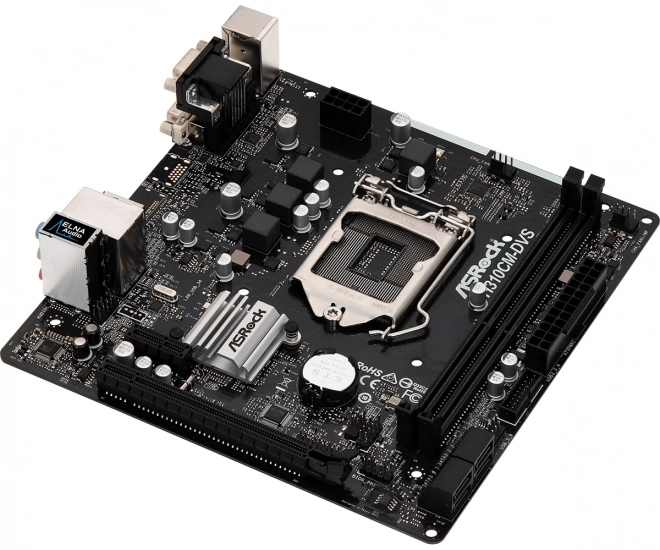 Základní deska H310CM-DVS s1151 2DDR4 DVI/DSUB/USB3.1 uATX