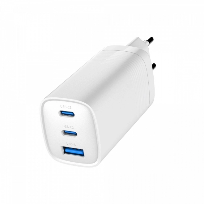 Nabíječka PowerDelivery 1xA 2xC GaN 65W White