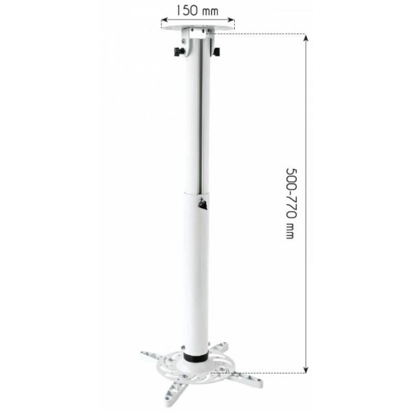 Stropní držák na projektor 50-77 cm