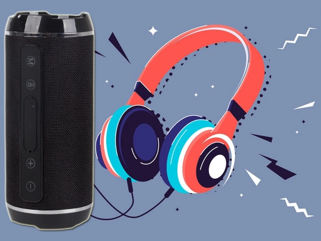 Přenosný reproduktor Bluetooth Boombox s USB a FM