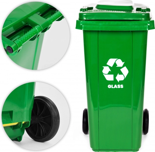 Gumová kola a ergonomická madla