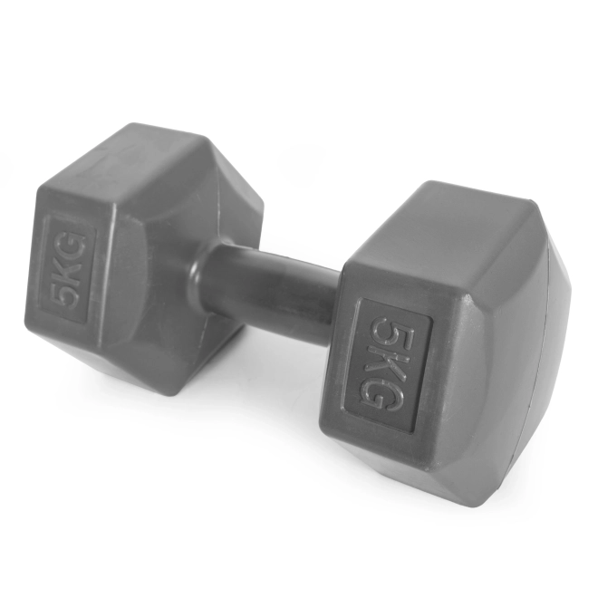 Sada šestihranných činek 2x5 kg šedá ModernHome