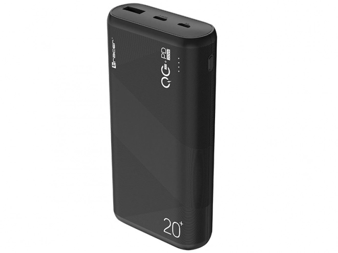 Powerbanka Amos 20000mAh QC3.0-PD20W BK černá
