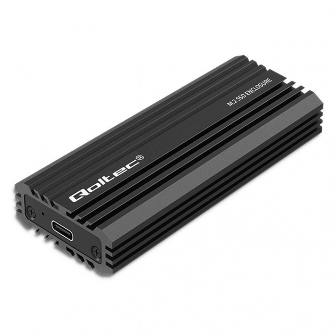 Qoltec obal na M.2 SSD NVMe a SATA s USB-C připojením, 2TB kapacita