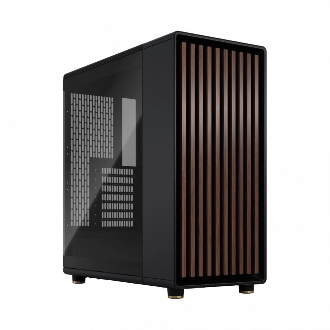 Fractal Design skříň North černá s dřevěnými prvky