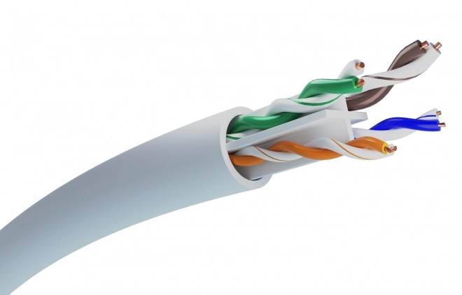 Vnitřní síťový kabel CAT.6 UTP 305m
