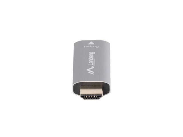 Adaptér HDMI na DisplayPort 4K stříbrný