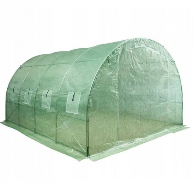 Zahradní fóliový tunel skleník 4x2,5x2m 10m² zelený