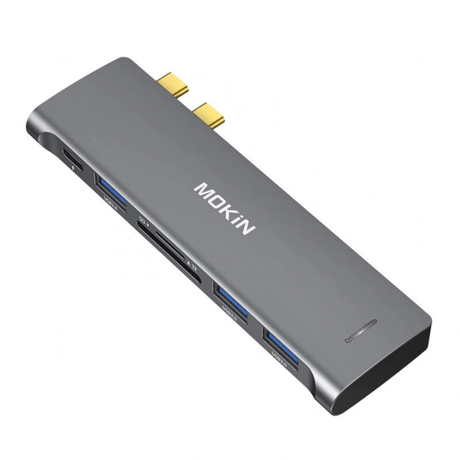 USB-C hub 6v2 pro MacBook stříbrný