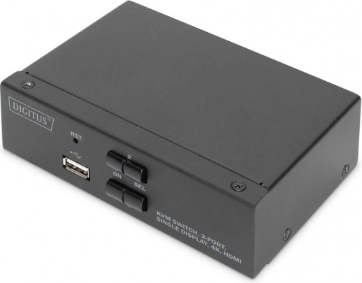 Přepínač HDMI KVM 2 porty s rozlišením 4K