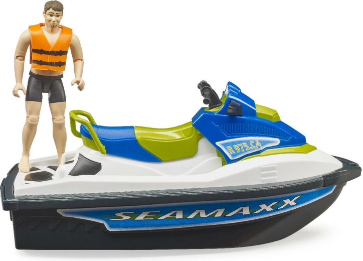 Figurka jezdce a místo pro dvě postavy