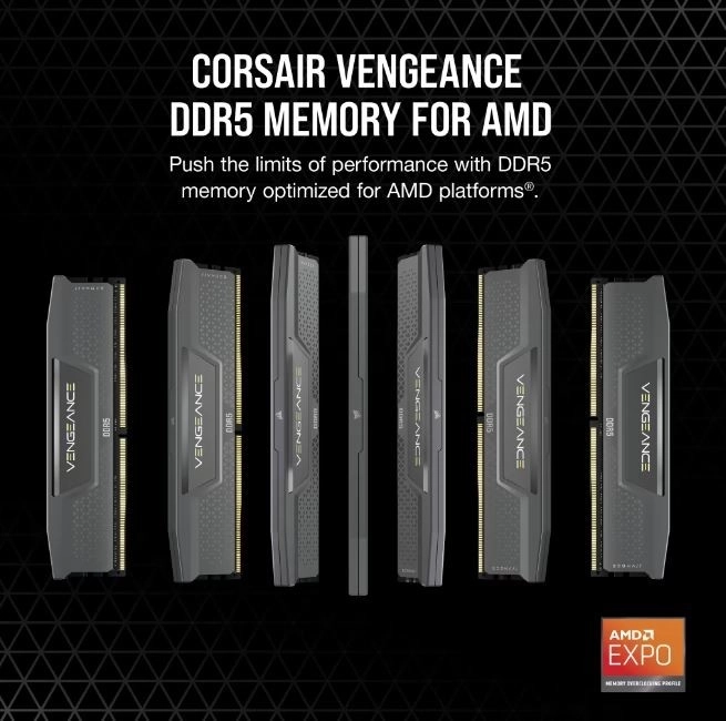 DDR5 paměť Corsair Vengeance 32GB 6000MHz CL30