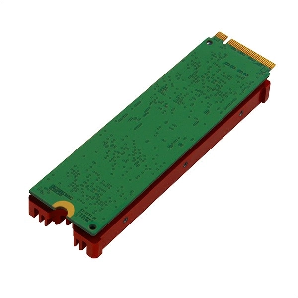 CLR-M2 Pasivní hliníkový chladič M.2 2280 SSD, silikonové tepelné podložky, výška 12 mm