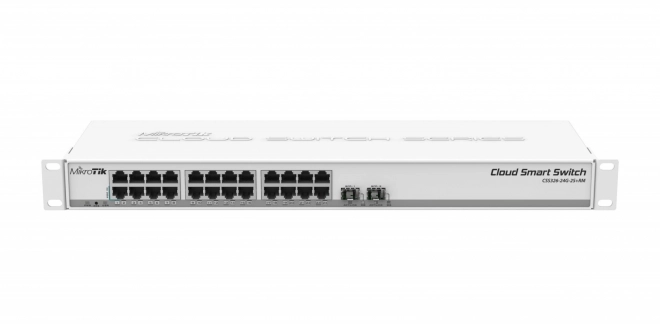 MikroTik Cloud Smart Switch 24 portů s 2 SFP+