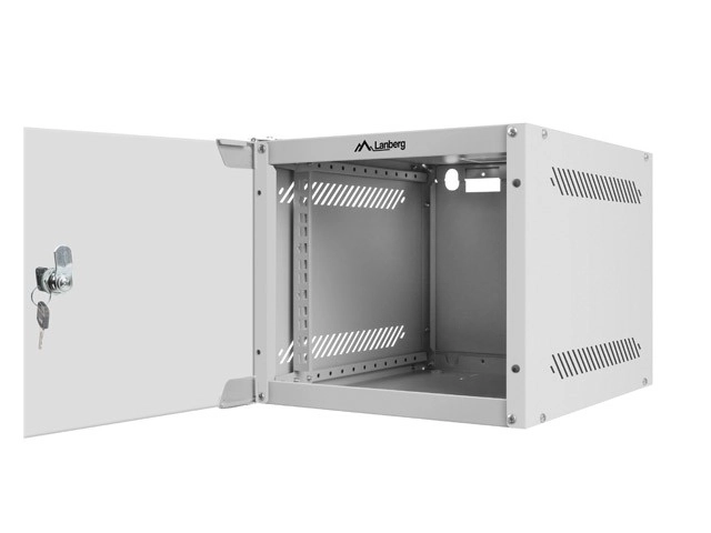Závěsná skříňka 10" 4U 280x310mm šedá