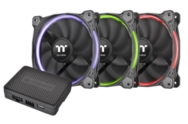 Ventilátor Thermaltake Riing 14 RGB LED pro chladiče