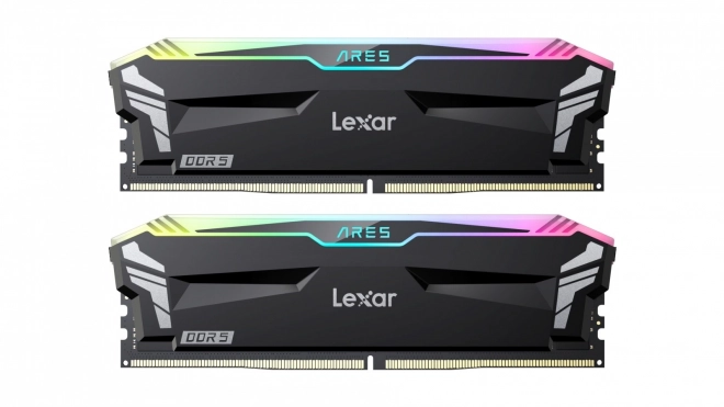 Paměť Lexar ARES DDR5 RGB 32GB (2x16GB) 6800MHz černá