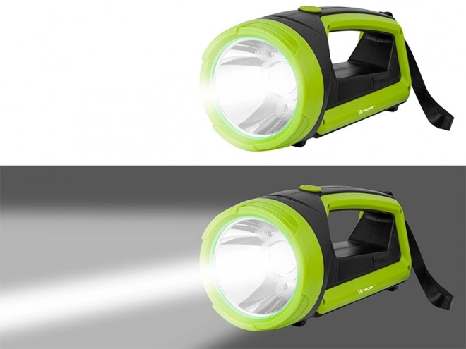 Světlomet 3600 mAh zelený s power bankou