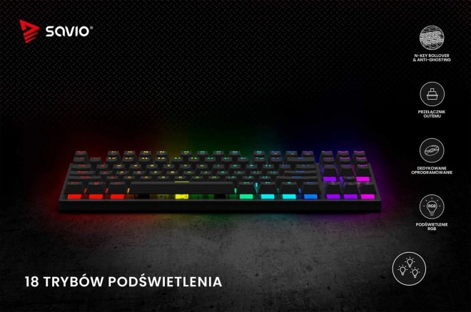 Mechanická klávesnice Tempest X2 Outemu Blue RGB