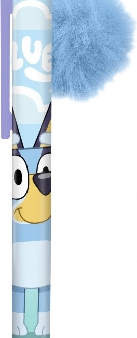 Dětské pero Bluey s topperem, balení 12 kusů