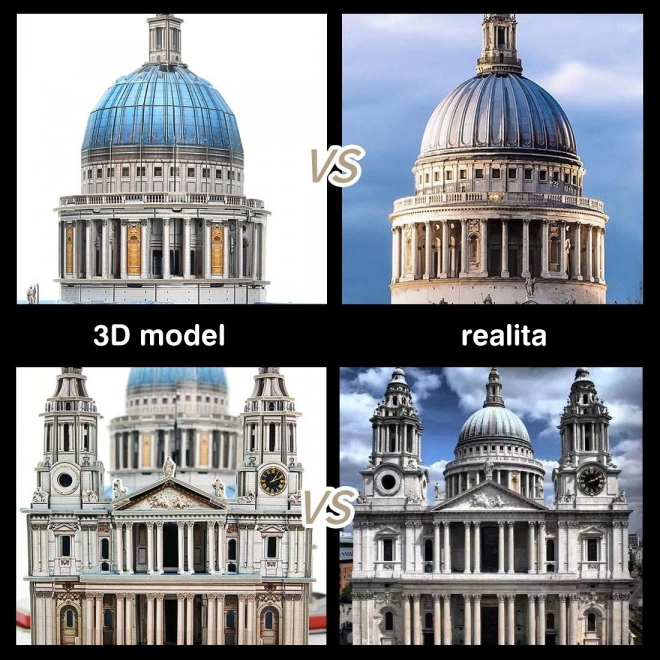 3D puzzle Katedrála svatého Pavla, Londýn