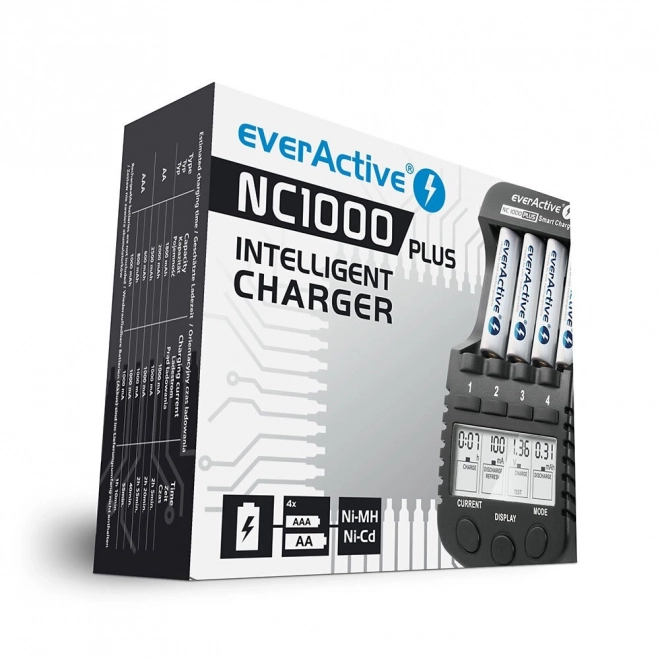 Nabíječka procesoru NC-1000 PLUS pro dobíjecí baterie AA/AAA