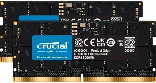 Crucial DDR5 SODIMM 48 GB (2×24 GB) 5600 MHz CL46 paměť pro notebook