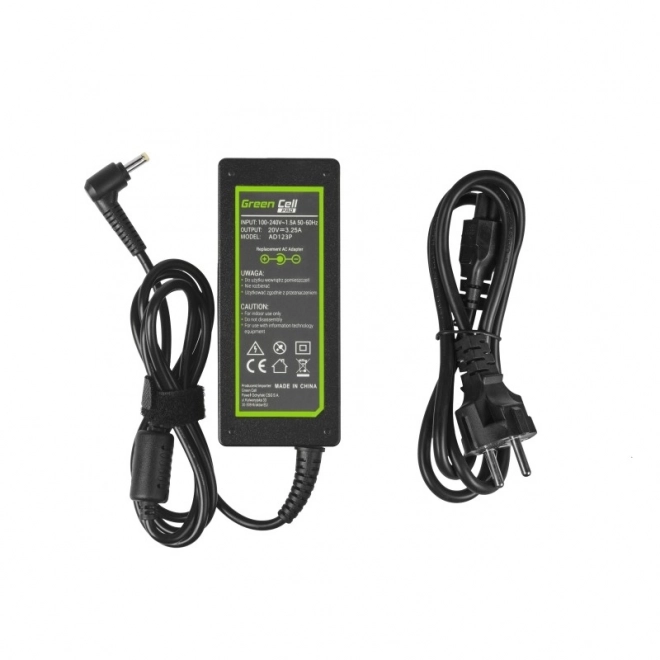 Napájecí zdroj Green Cell PRO 20V 3,25A 65W pro Lenovo IdeaPad 3, IdeaPad 5, 320-15 510-15 S145-14 S145-15 S340-14 S540-14