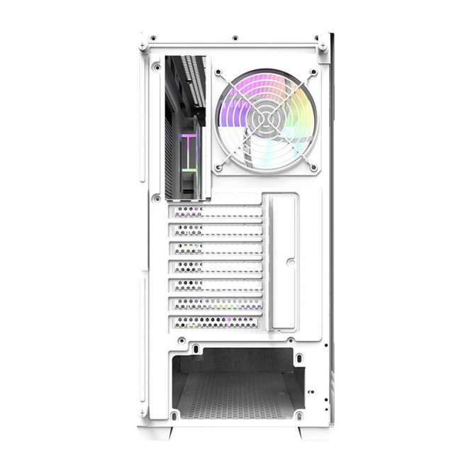 Počítačová skříň Darkflash DS900 (bílá) + 7 ventilátorů ARGB