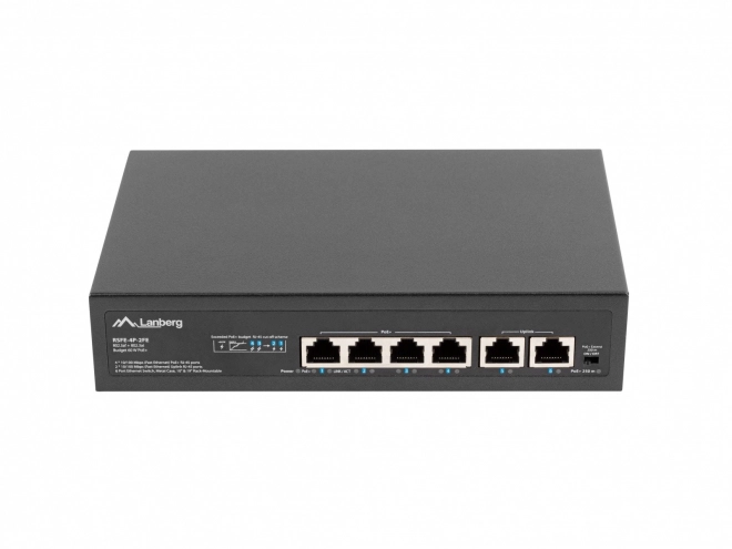 Switch Lanberg 4x PoE+ s 2 uplink porty