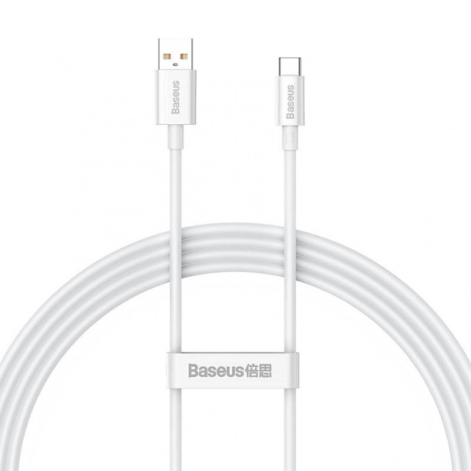 Kabel USB-C Baseus Superior 100W 1,5 m (bílý)