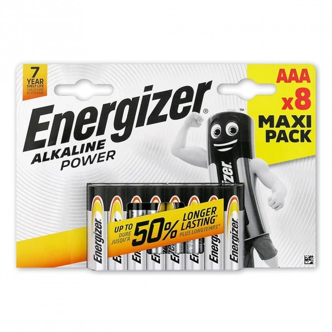 Baterie Energizer Alkaline Power AAA 8 ks