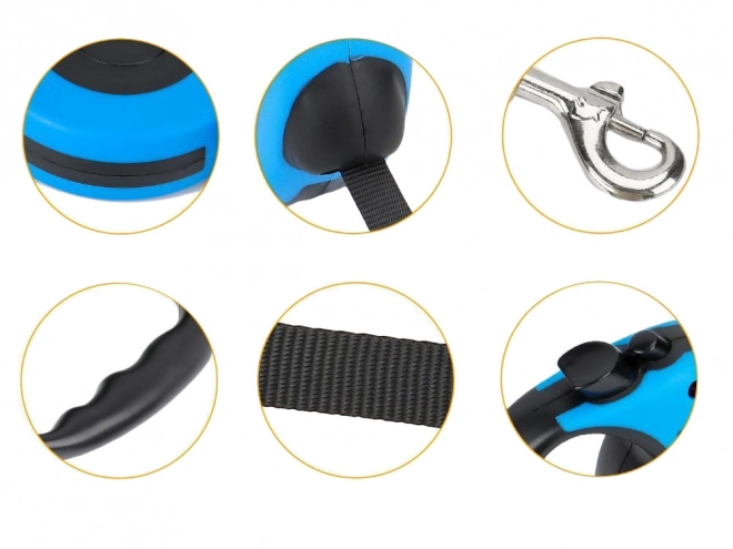 Automatické vodítko pro psy – Modré