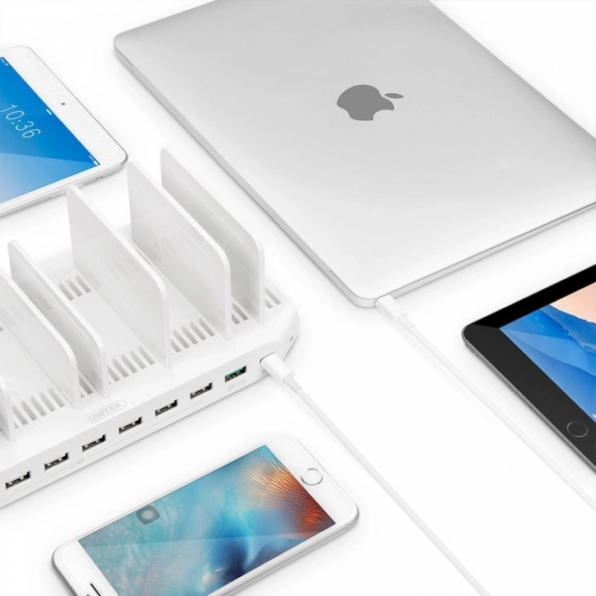 Nabíjecí stanice 10xUSB; 96W; 2xQC3.0; Y-2190A