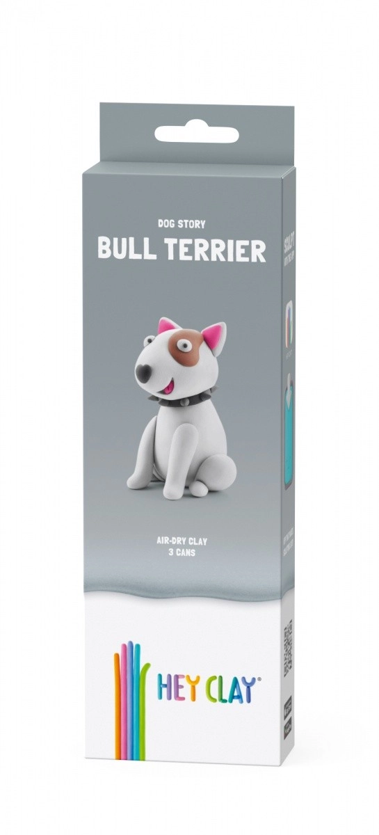 Levně TM Toys Hey Clay Pes Bulteriér