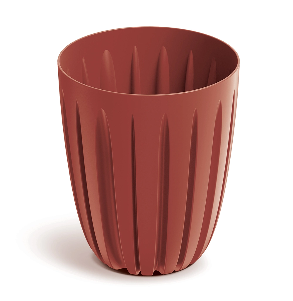 Levně Prosperplast Květináč Warios červený, 23,6 cm