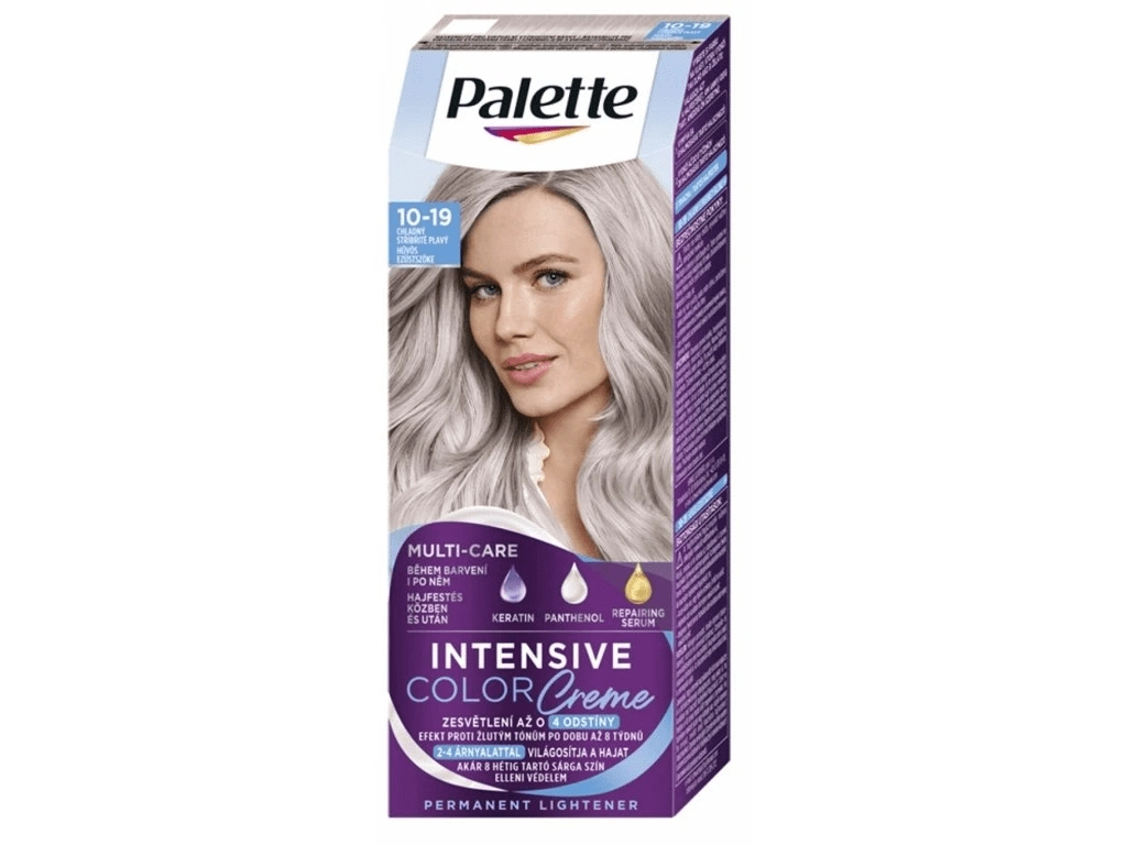 Levně Palette Intensive Color Creme barva na vlasy Chladný Stříbřitě Plavý 10-19