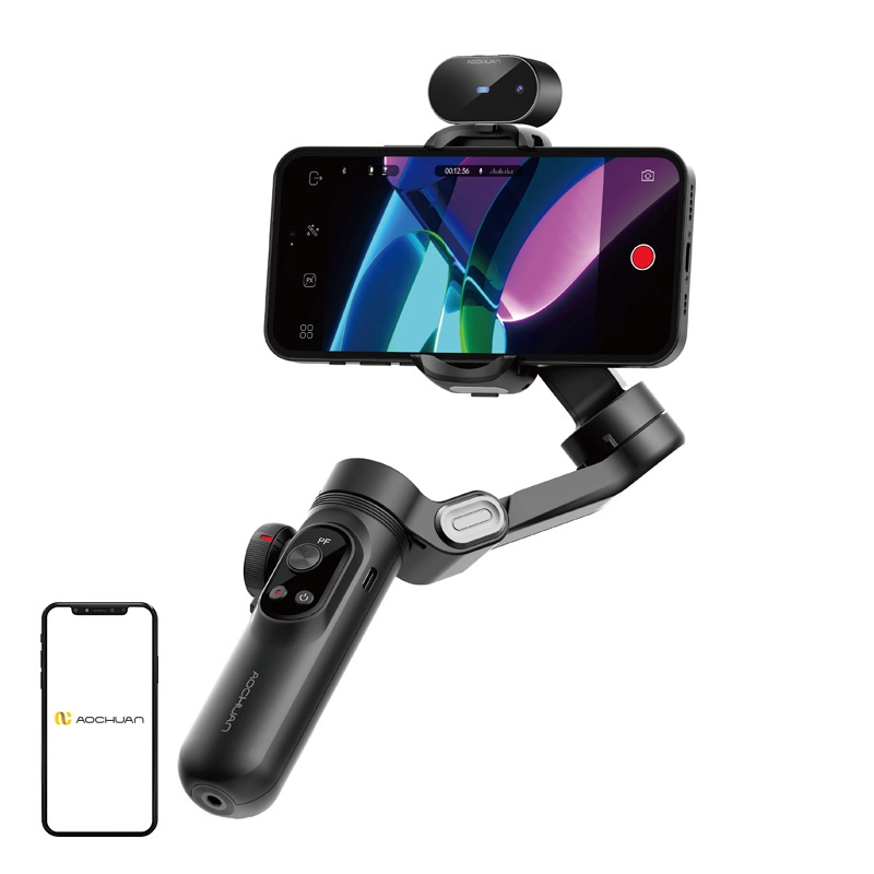 Levně AOCHUAN Stabilizátor X Pro s AI senzorem (černý)