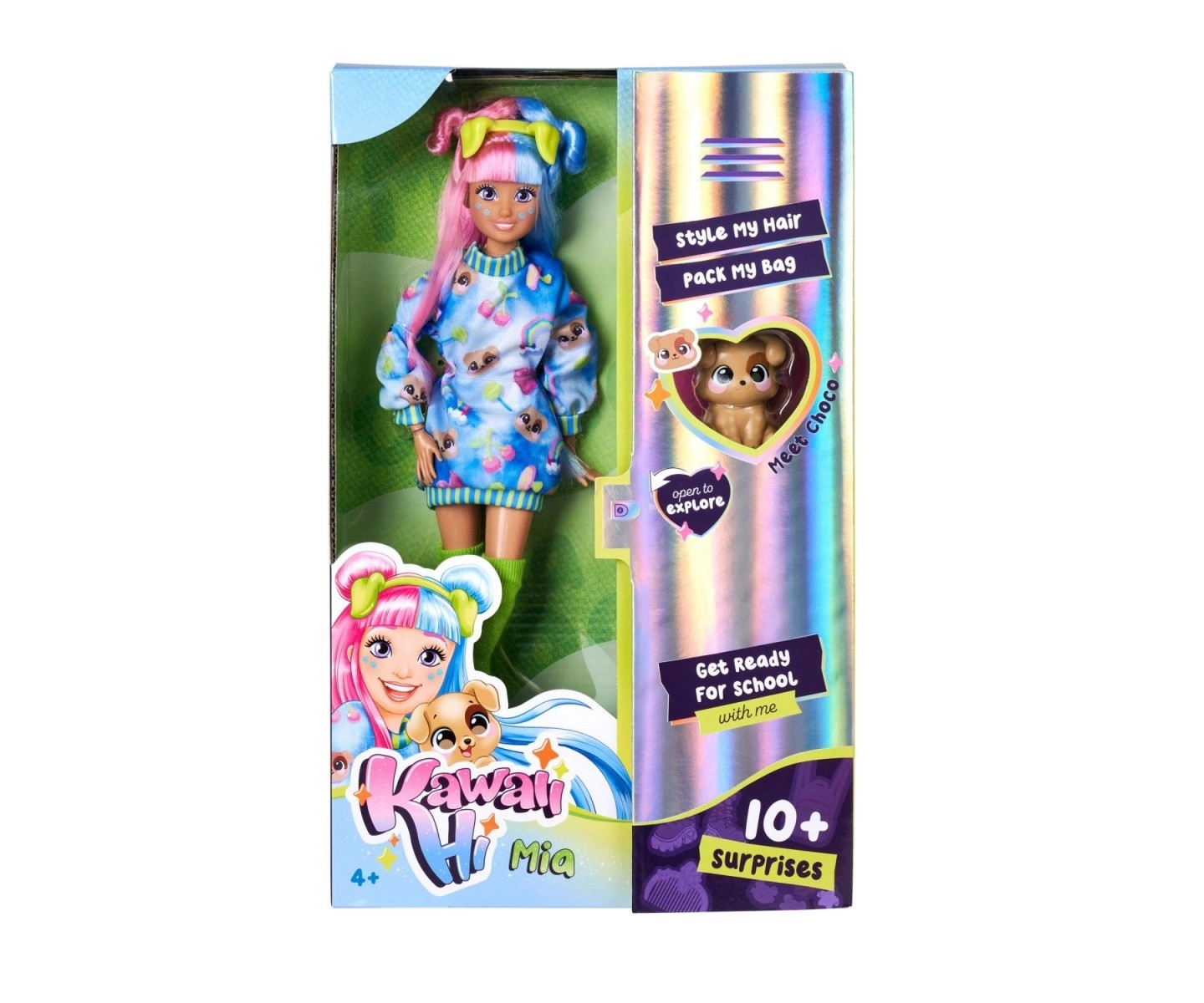 Levně Panenka kawaii hi mia a pejsek choco