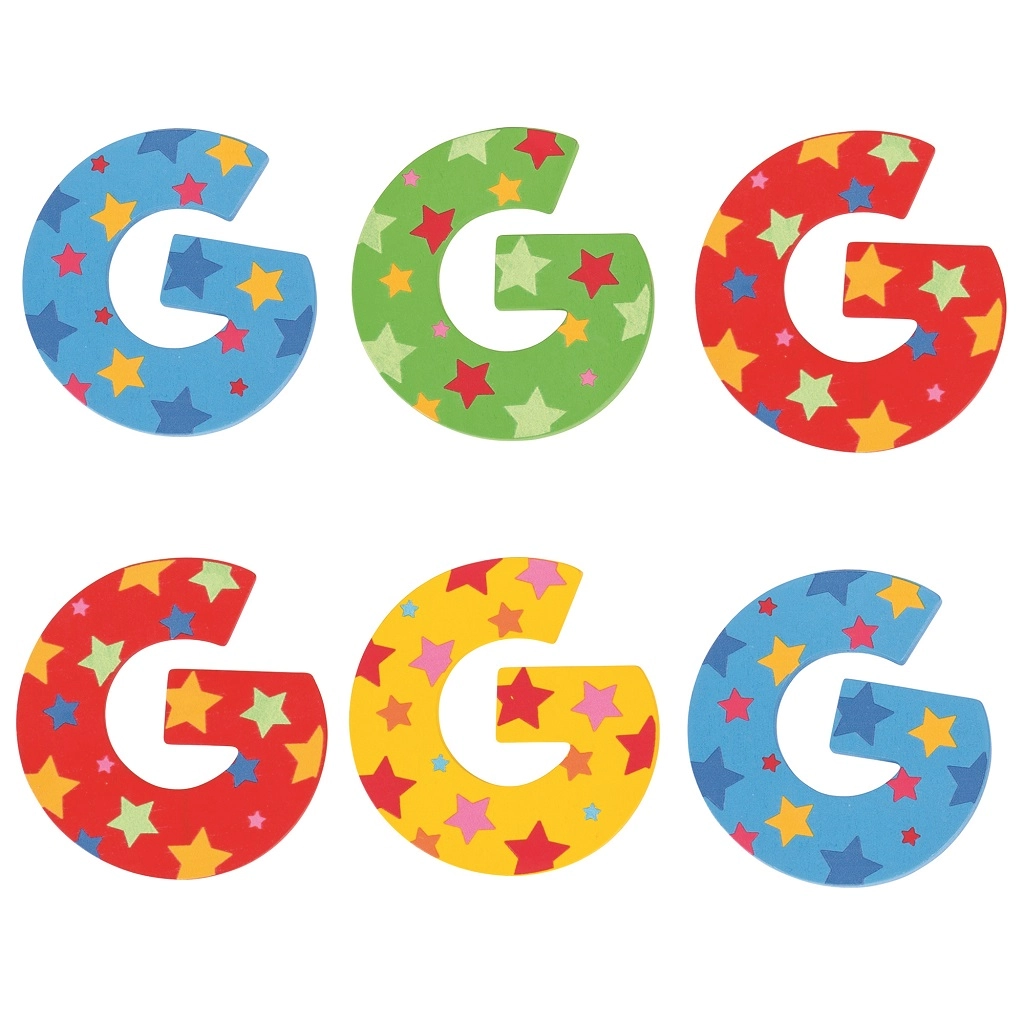 Levně Bigjigs Toys hvězdičkové písmenko G