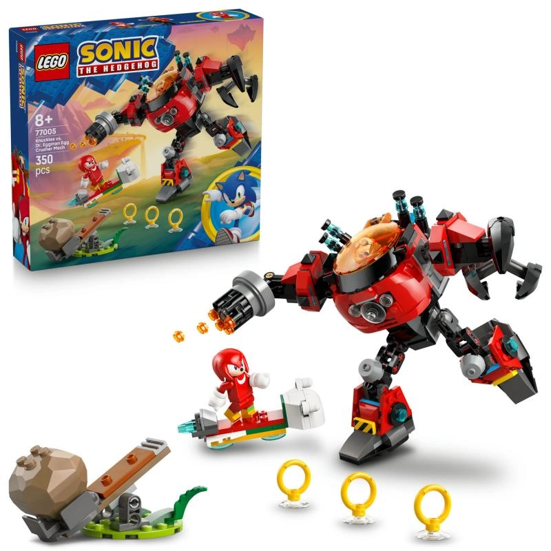 Levně LEGO® Sonic the Hedgehog™ 77005 Knuckles vs. Dr. Eggman: Robotický oblek Egg Crusher