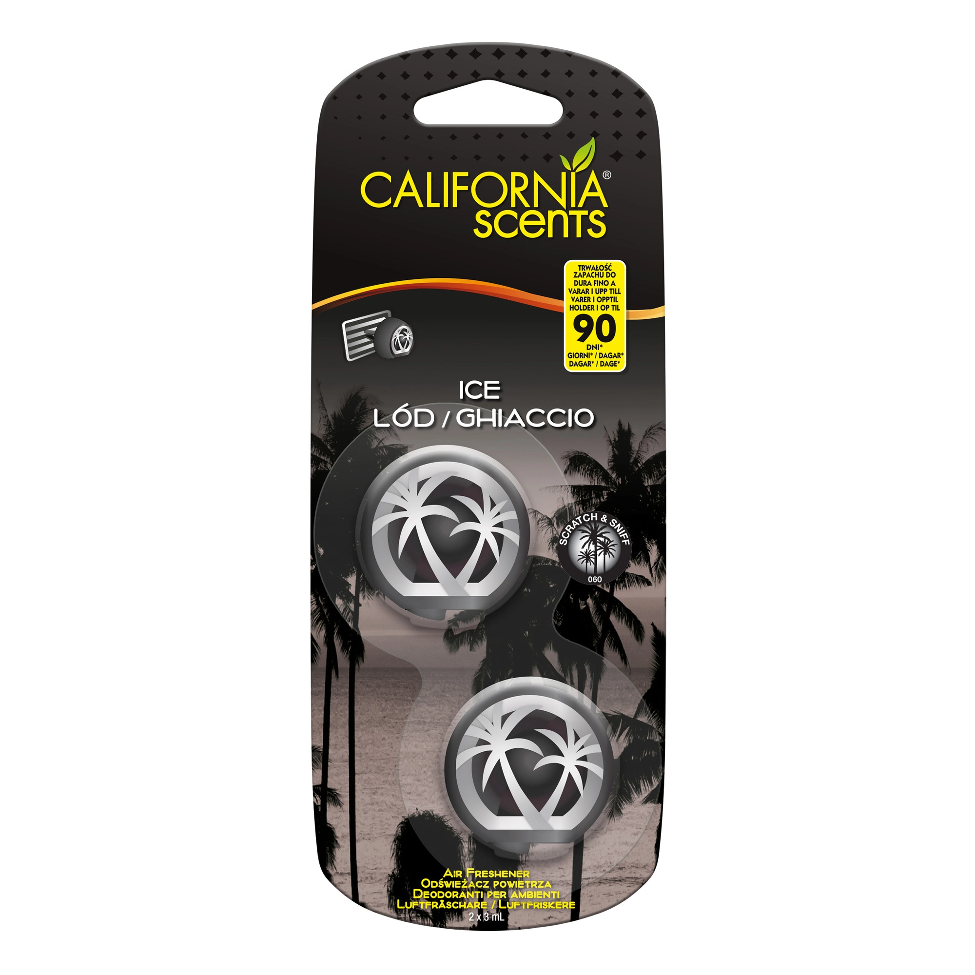 Levně Vonný difuzér na mřížku ventilace California Scents Mini Diffuser Ice