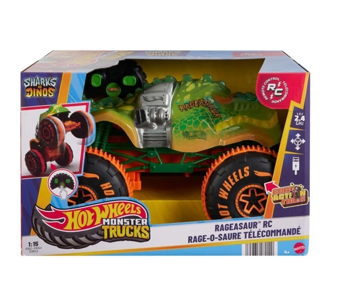 Levně RC monster truck HOT WHEELS Rageasaur 1:15