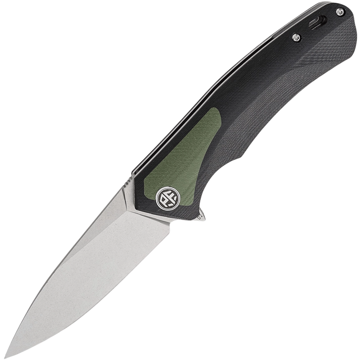 Levně Petrified Fish PF838 Pub Stonewashed D2 Zelená G10 s Černou G10 PF838GRW