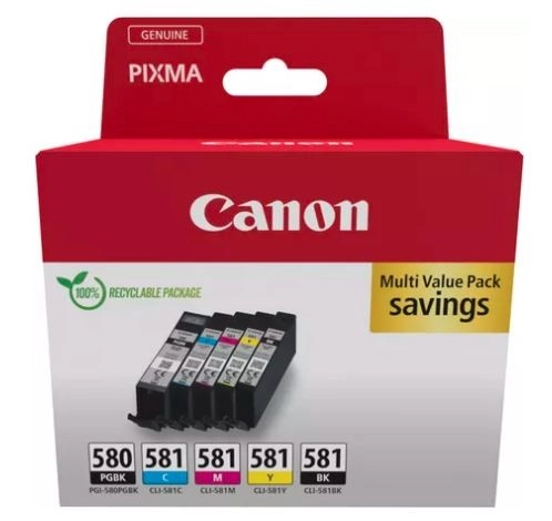 Canon PIXMA multipack PGI-580/CLI-581 PGBK/C/M/Y/BK