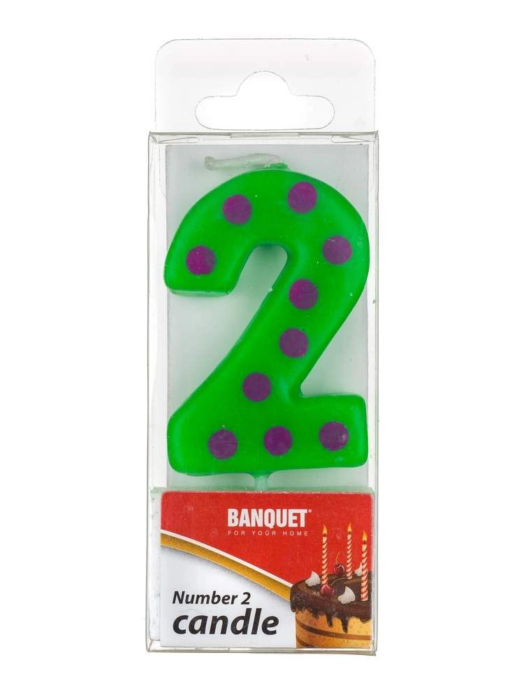 Levně BANQUET Svíčka narozeninová č.2 MY PARTY New
