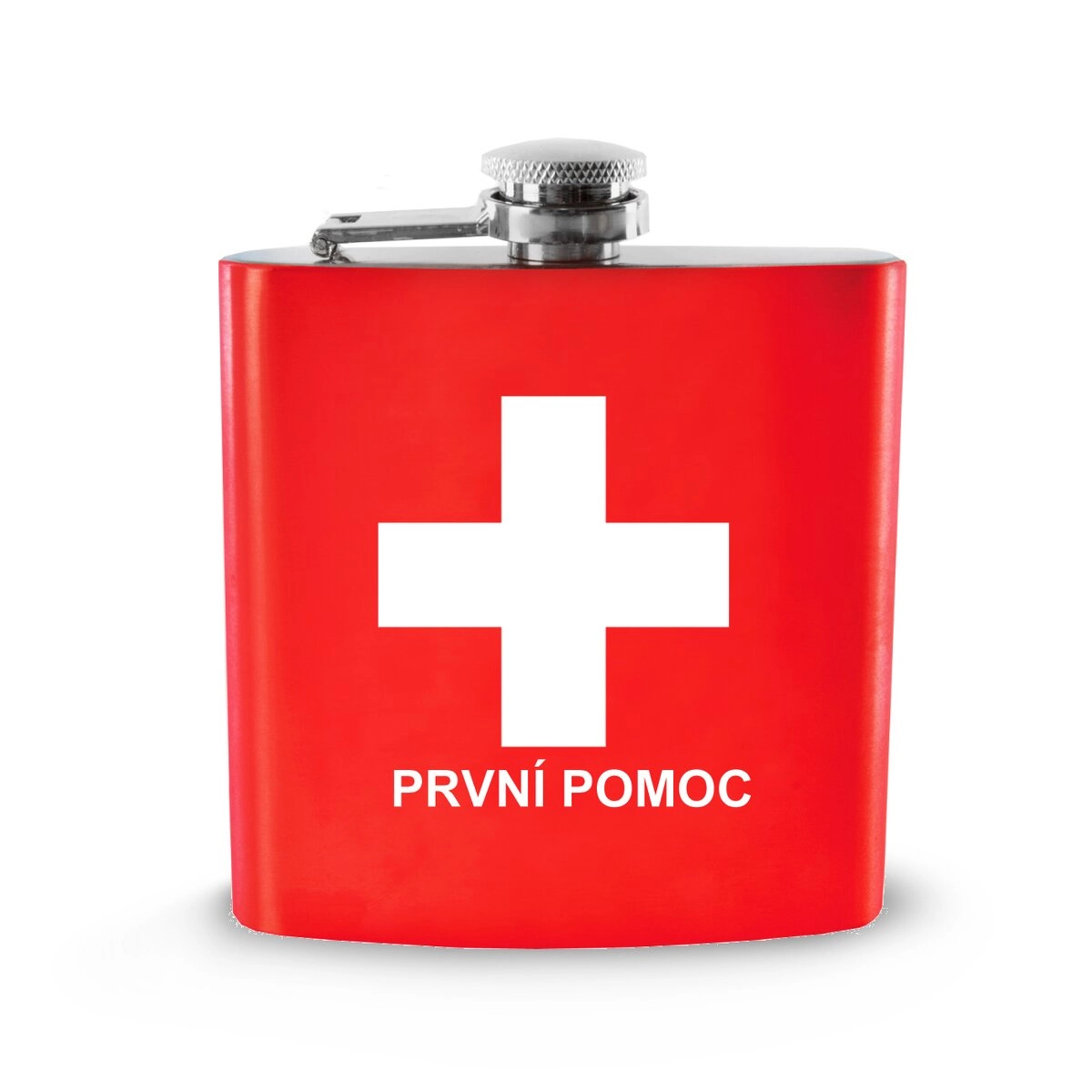 Levně Orion Nerezová kapesní láhev First Aid 0,17 l