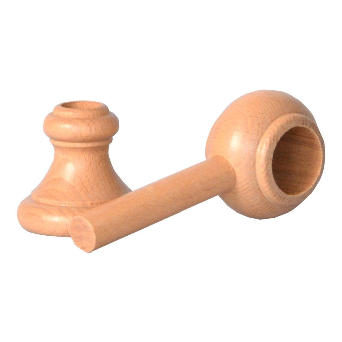 Levně držák dřev.přírodní lak.