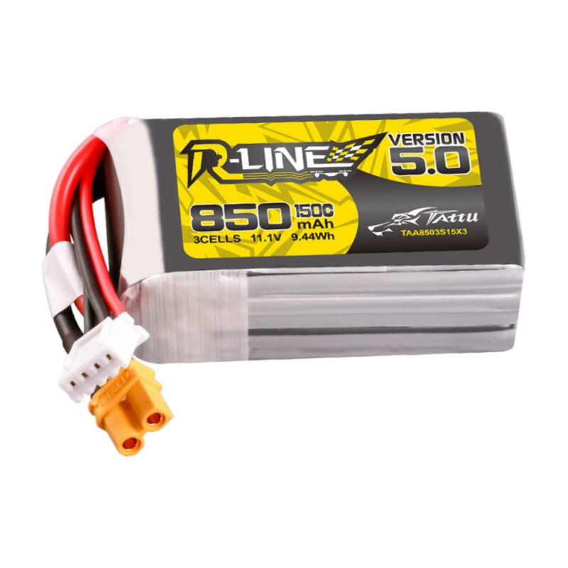 Levně TATTU GENS ACE LIPO R-Line FPV serie 3S 850mAh 11,1V 3S1P 150C Version 5.0